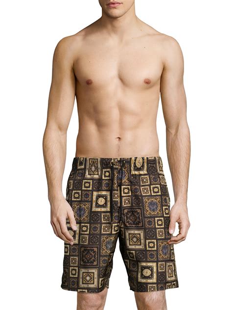 versace swim trunks mens nordstrom|Versace men's bathing suits.